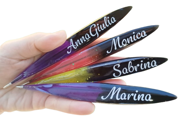 Penne artigianali in resina