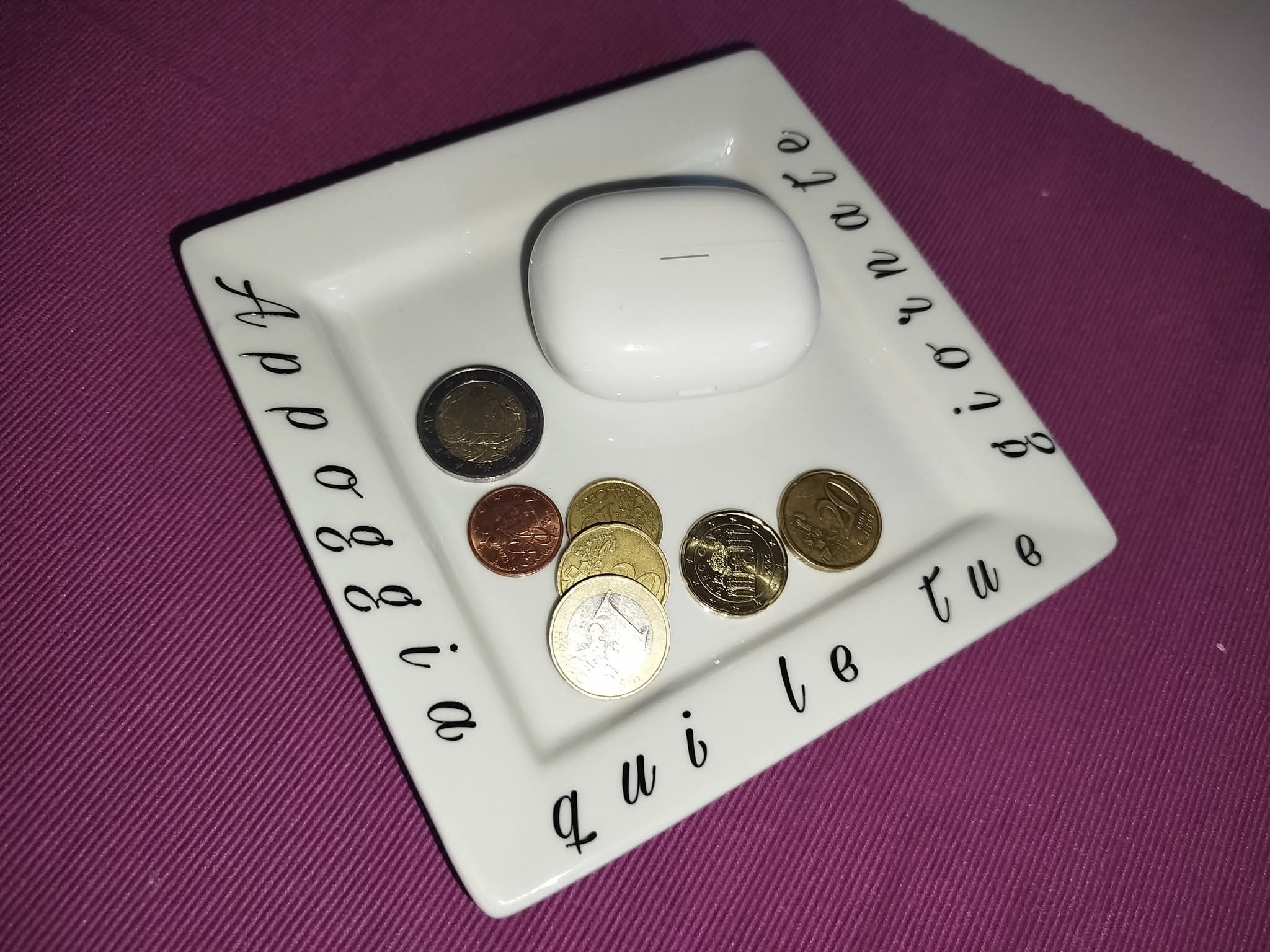 Svuota tasche con frase