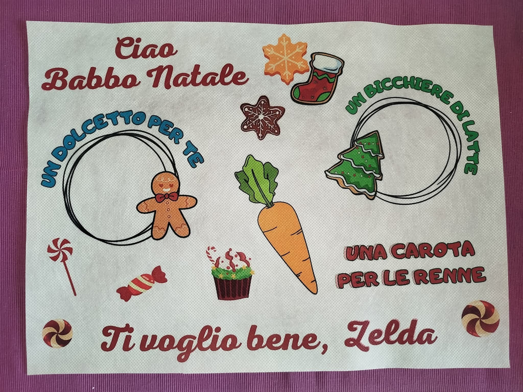 Tovaglietta Babbo Natale