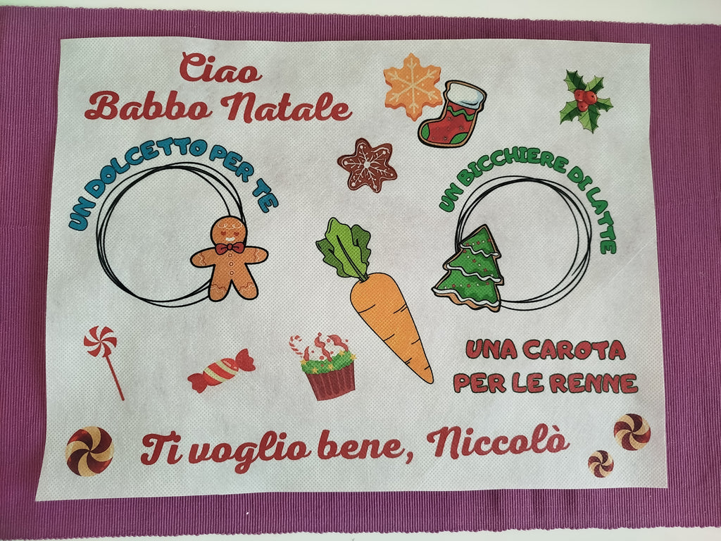 Tovaglietta Babbo Natale