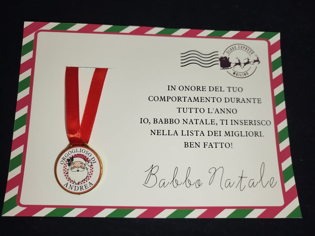 Attestato di merito di Babbo Natale