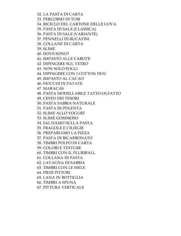 Libro in PDF per bambini dai 12 mesi con 101 attività educative